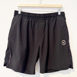 Virus Performance Men's Athletic Workout Shorts Gym Sporty Activewear Black XL